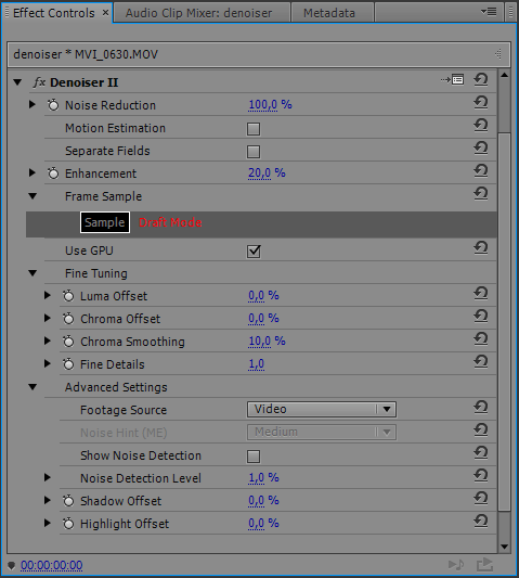 magic bullet denoiser plugin